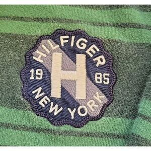 Vintage Tommy Hilfiger‎ Mock Neck Sweatshirt - Size MED. greens